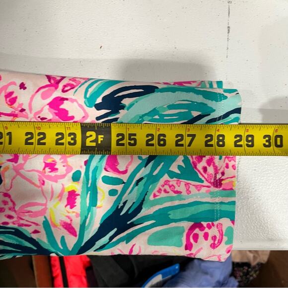 Lilly Pulitzer Pink and Green Floral Mini Dress - Picture 8 of 8